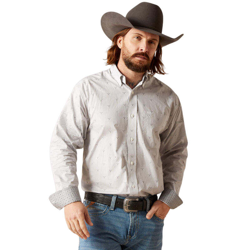 Ariat Men's Wrinkle Free Victory Classic White Shirt