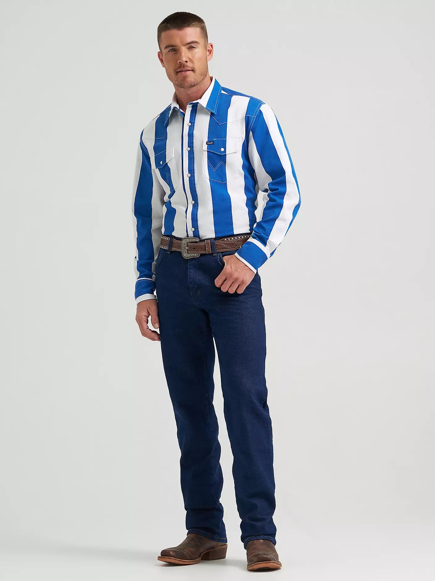 Wrangler Men's Cowboy Cut Bootcut Stretch Regular Fit Jean