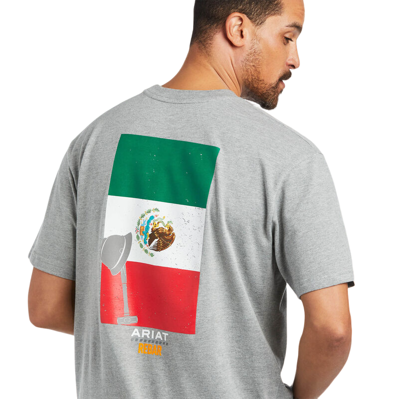 Ariat Men's Rebar Cotton Strong Mexican Grey Shirt