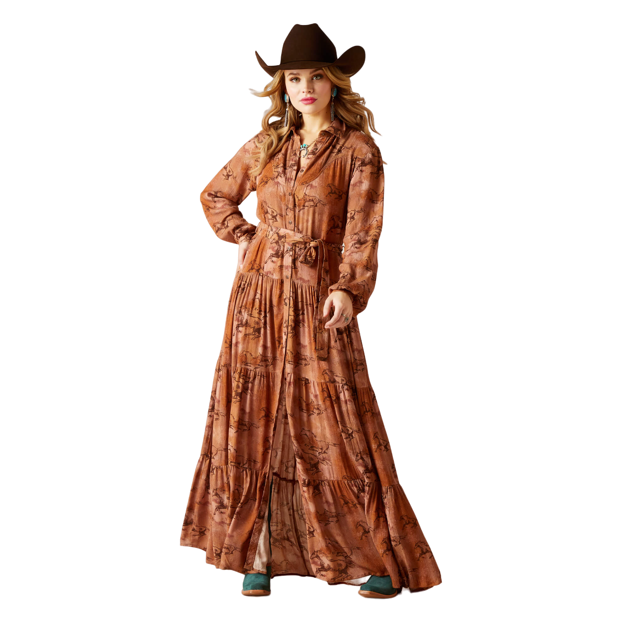 Shop The Boot Jack s Western Maxi Dress Ariat Women s Gallop Away