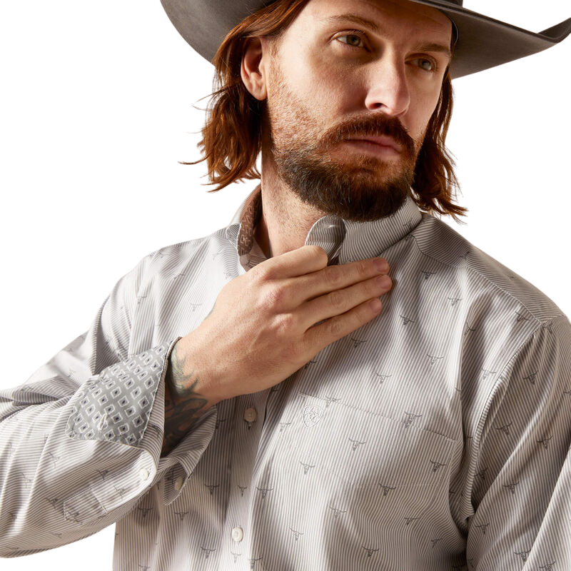 Ariat Men's Wrinkle Free Victory Classic White Shirt