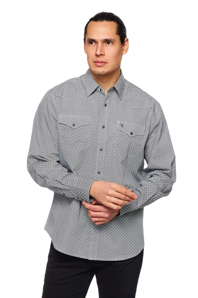 Avalon Men´s Long Sleeve Grey Shirt