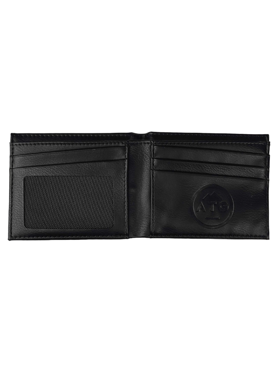 Wrangler Men's Black Atg Leather Bi-fold Wallet