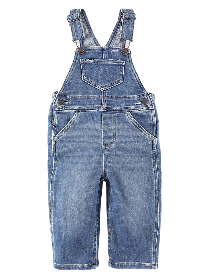 Wrangler Infant Girl's In Myra Denim Blue Overall