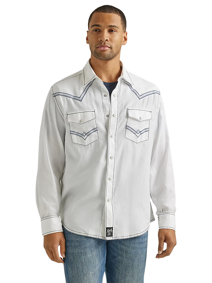 Authentic Style: Wrangler Men's Western Snap Shirt Authentic Style: Wrangler Men's Western Snap Shirt