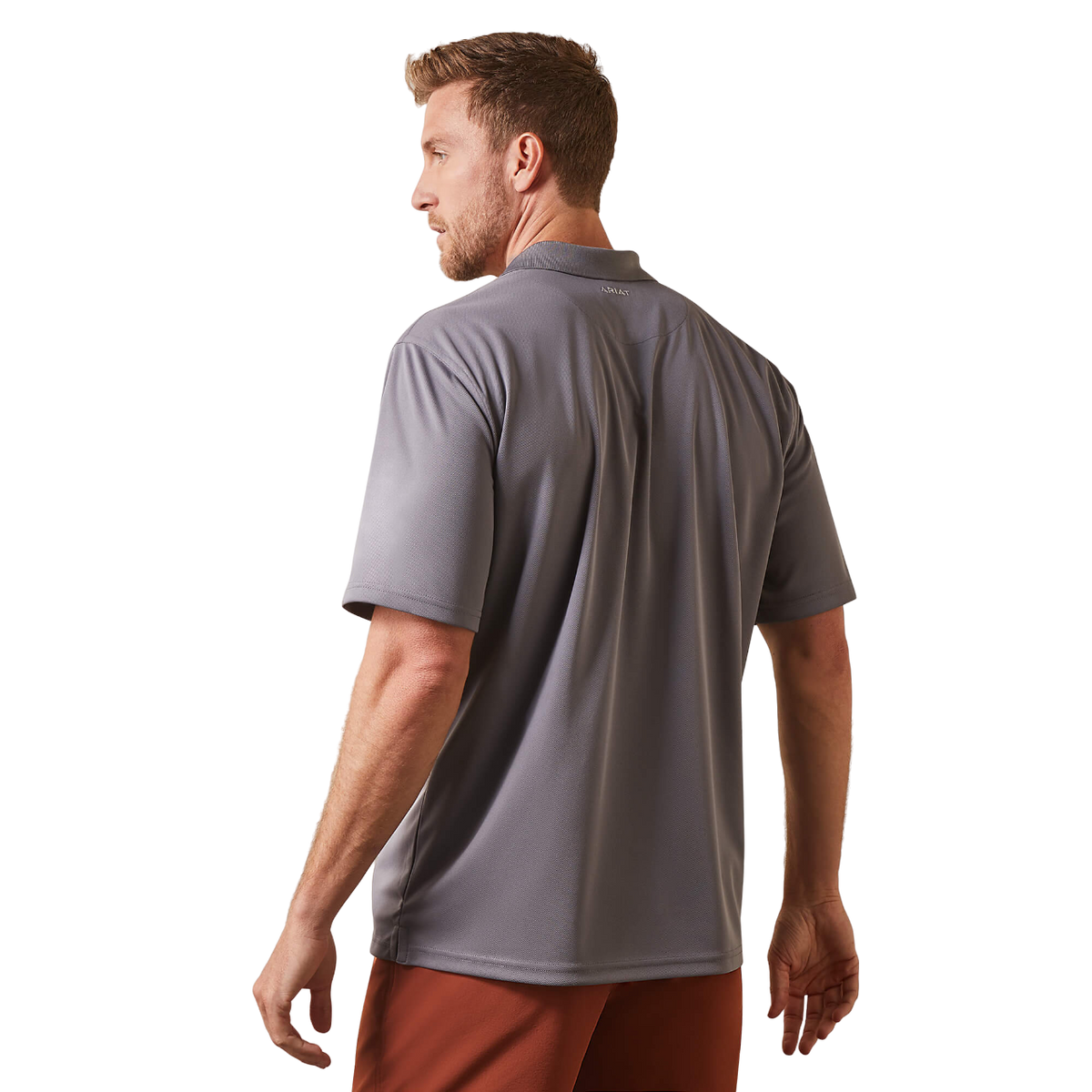 Ariat Men's Cloud Cover Grey Polo Shirt