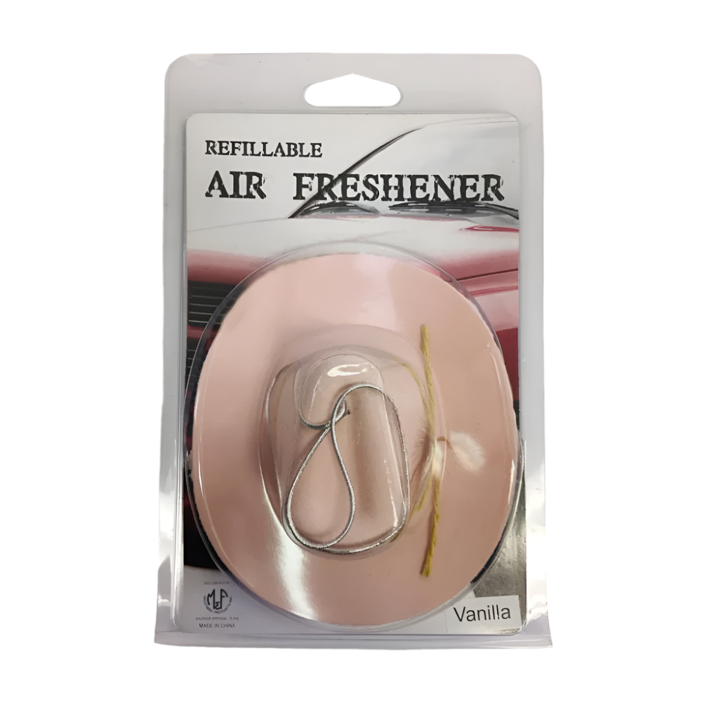 M&f Unisex Cowboy Vanilla Hat Yellow Air Freshener