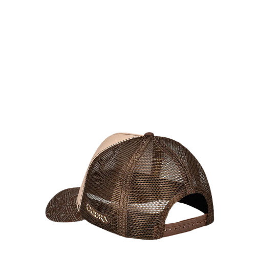 Cuadra Men's Snapback With Deer Patch Brown Cap