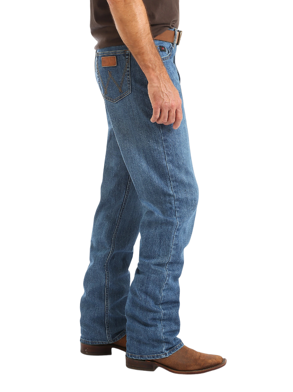 Wrangler Men's 20x Active Flex Relaxed Fit In Admiral Blue Jean