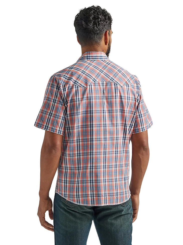 Wrangler Men's Fashion Western Plaid Shirt