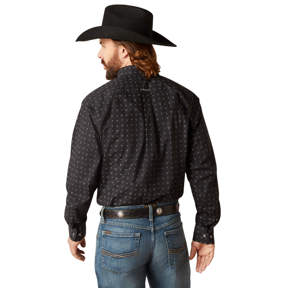 Ariat Men's Nixon Classic Fit Black Shirt