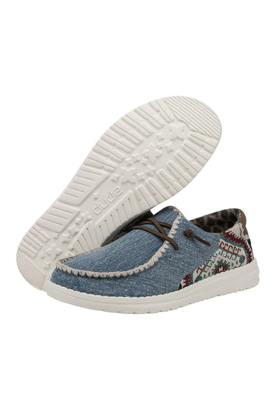 Hey Dude Women's Wendy Rodeo Denim In Blue Shoes