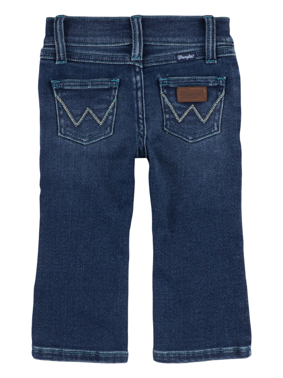 Wrangler Infant's Girl's Medium Wash Bootcut Blue Jeans