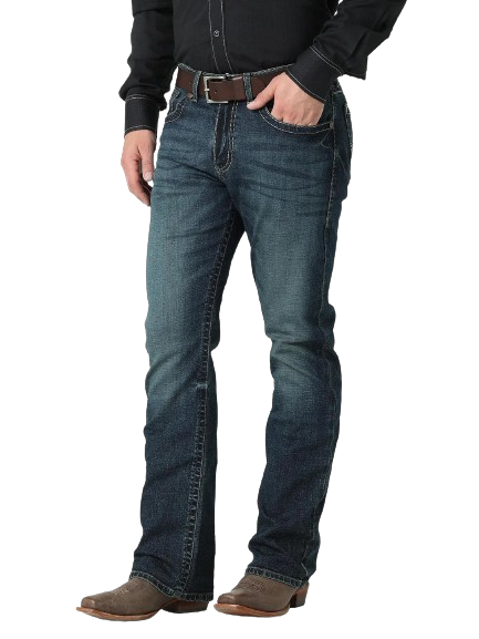 Wrangler Men's Rock 47 Slim Fit Bootcut Urbandale Jeans