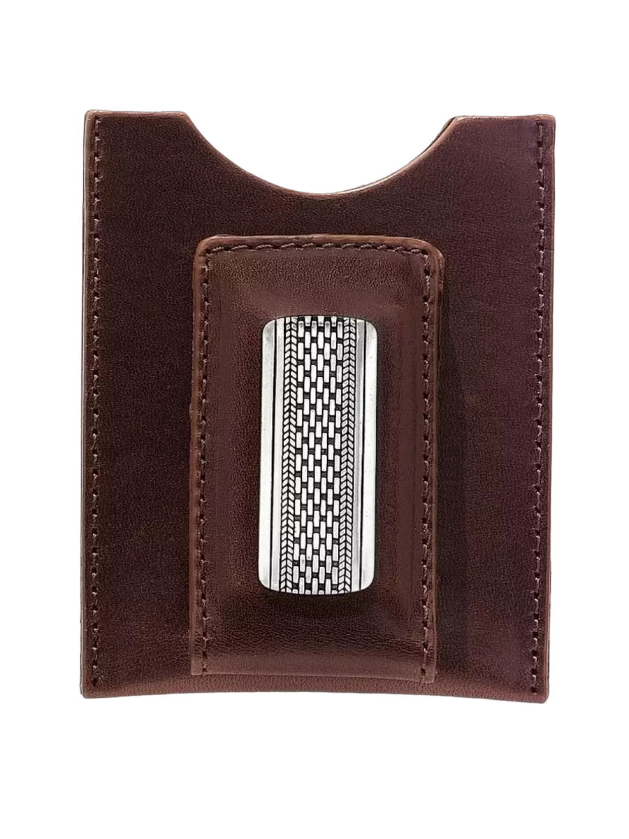Tony Lama Salina Brighton Brown Money Clip