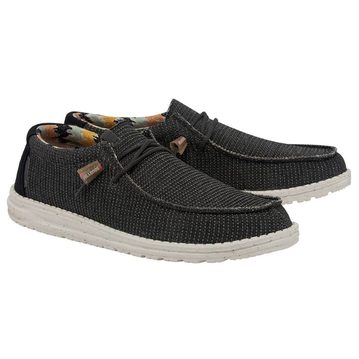 Hey Dude Men's Wally Grey Shoes
