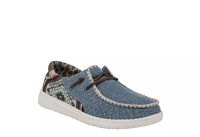 Hey Dude Women's Wendy Rodeo Denim In Blue Shoes