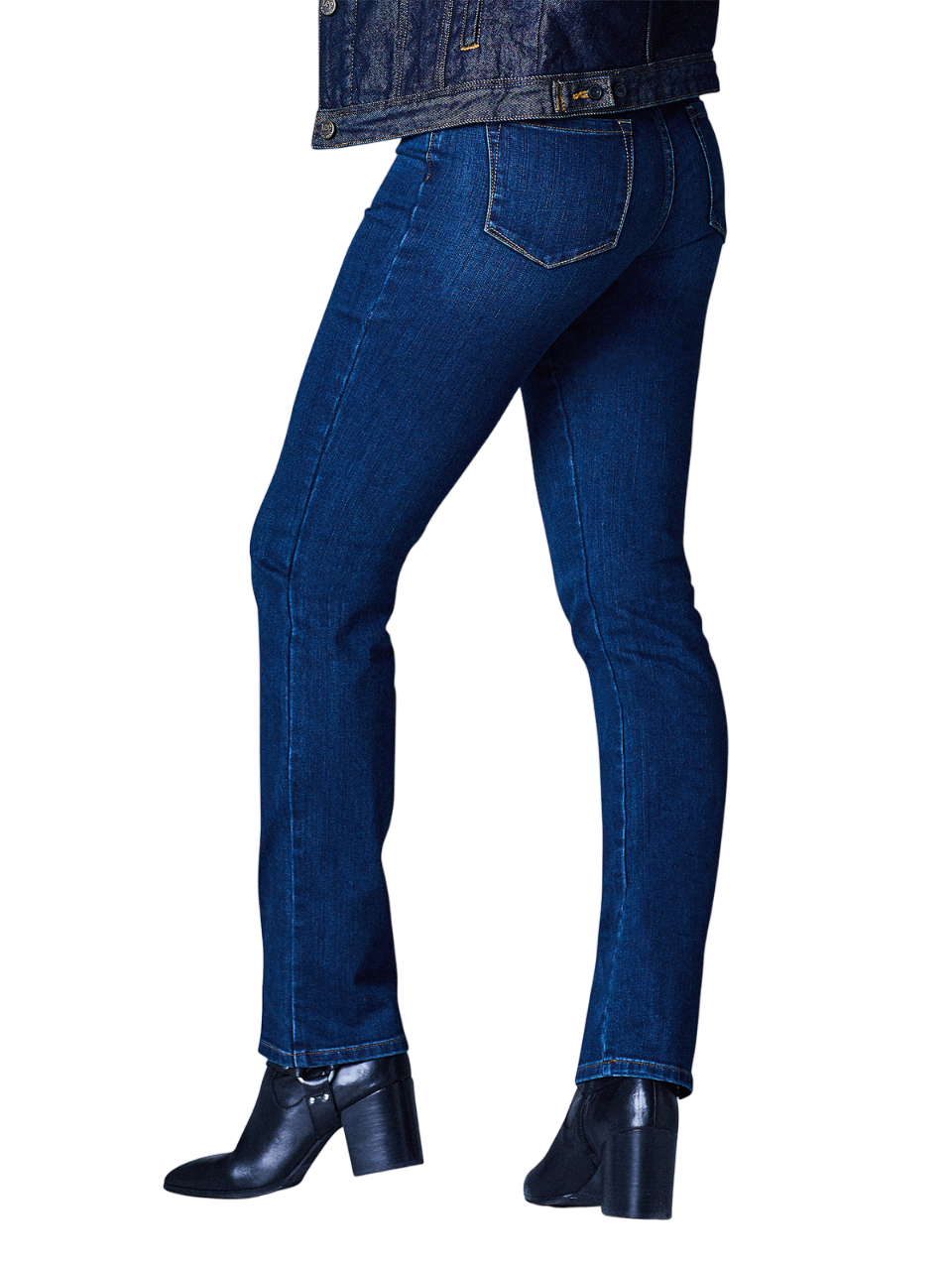 Lee Women's Classic Fit Straight Blue Jeans