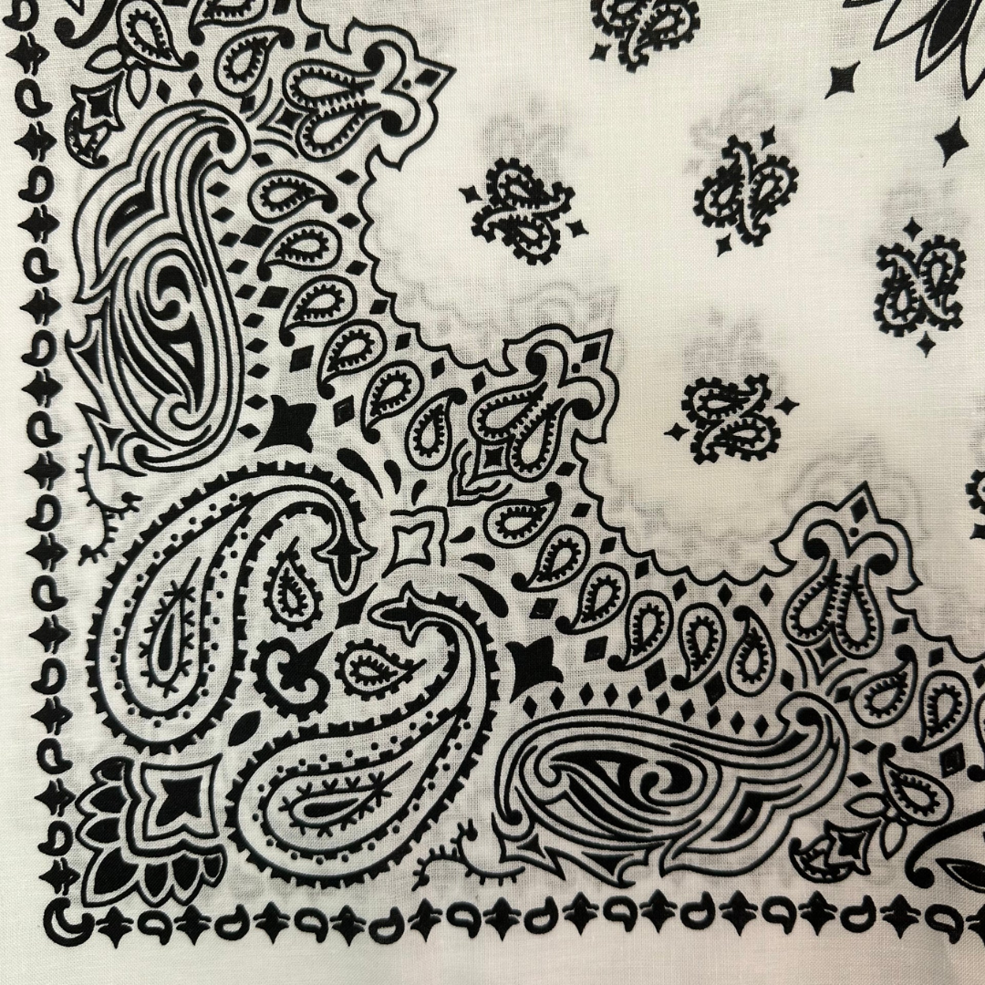 Austin Accent Unisex Cotton Bandana Usa White Bandana