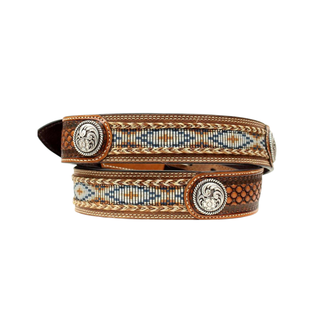 Ariat Men's Chiselled Leather Brown Belt