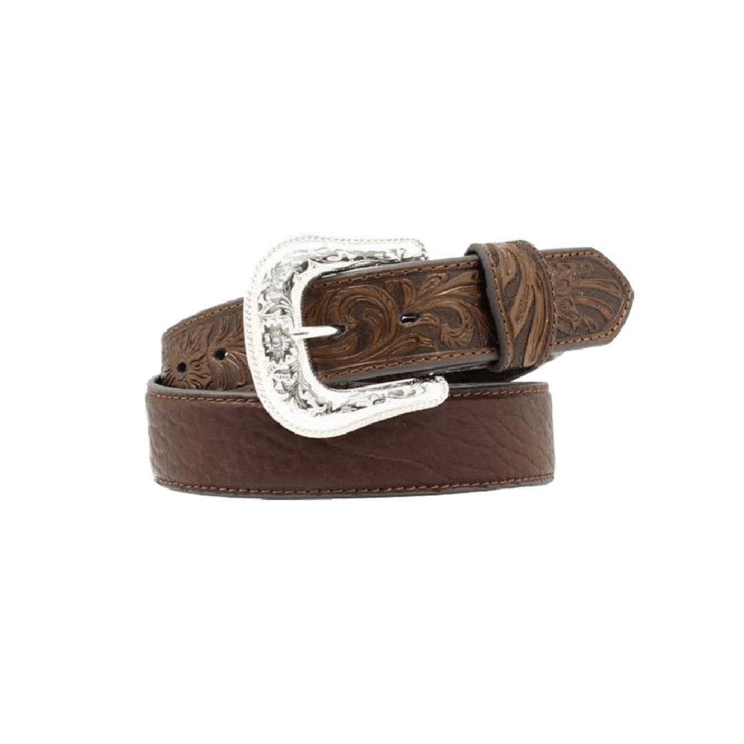 Nocona Men's Calf Hair Tan Belt