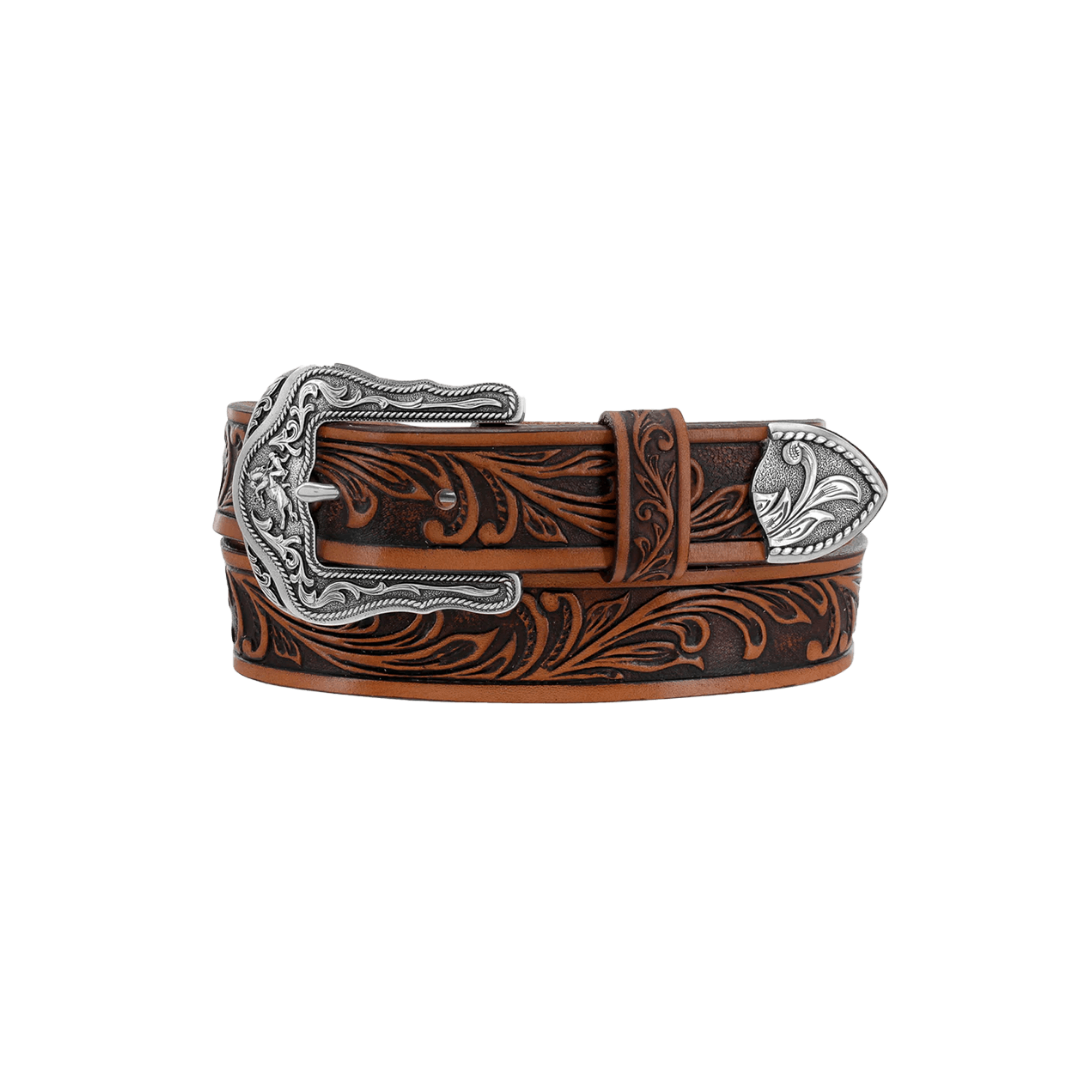 Tony Lama Youth Boy's Lil Westerly Brown Belt