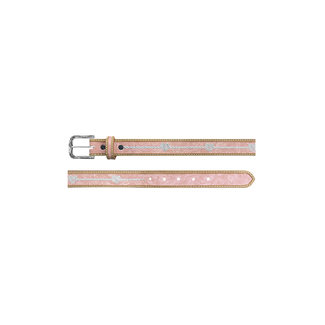 Gem Dandy Kid's Wrangler Heart Pattern Belt