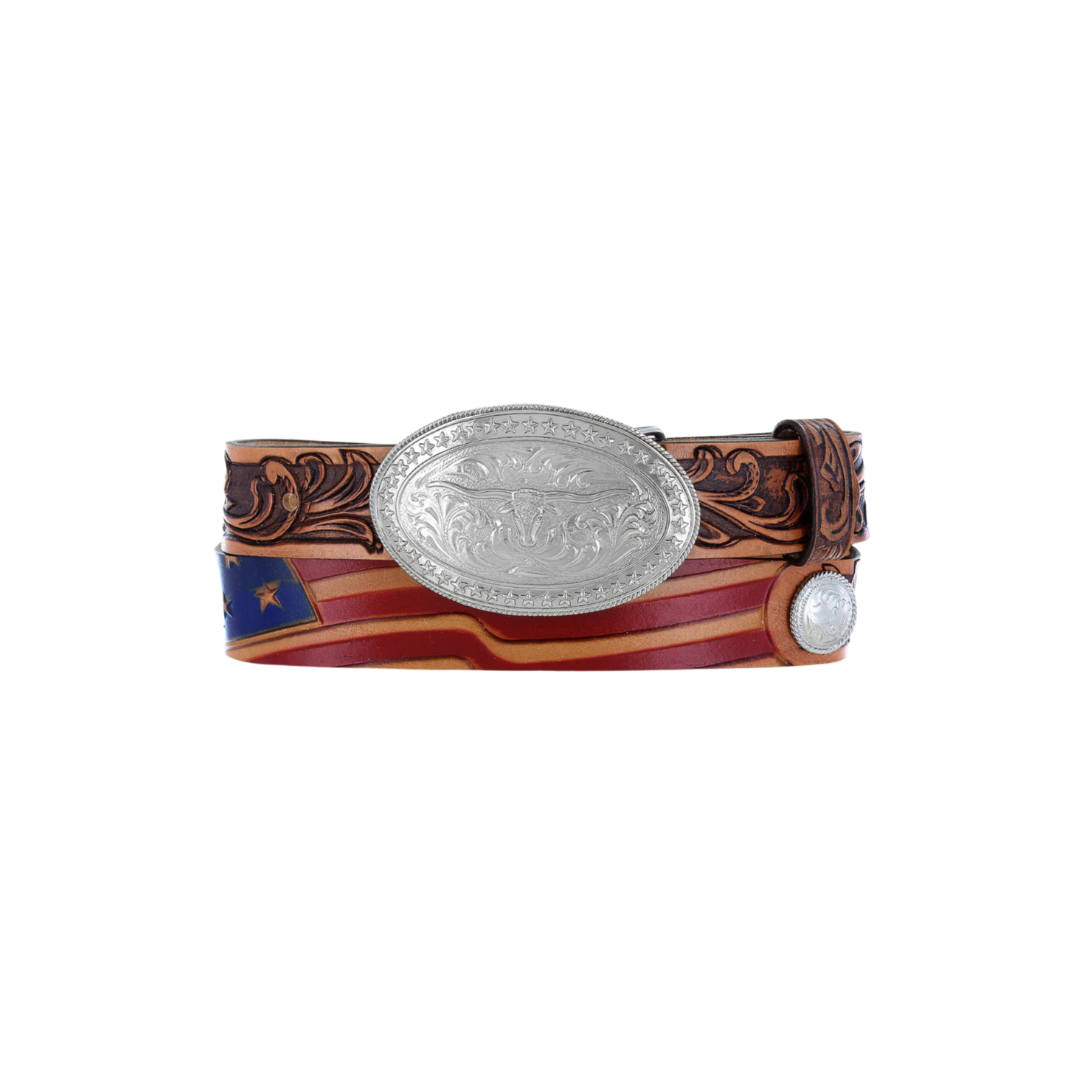 Tony Lama Youth Boy's Great American Multicolor Belt