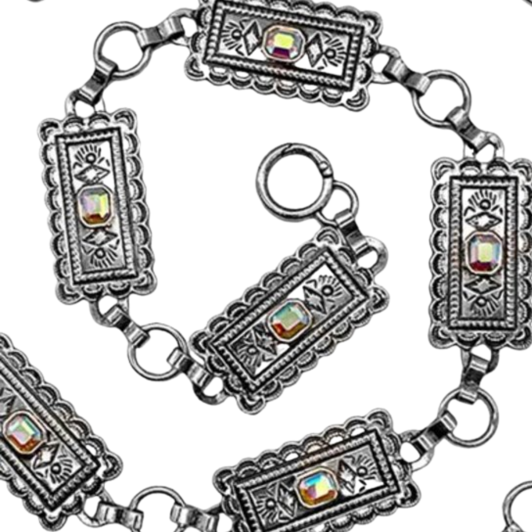 Blandice Women's High Polish Aztec Belts