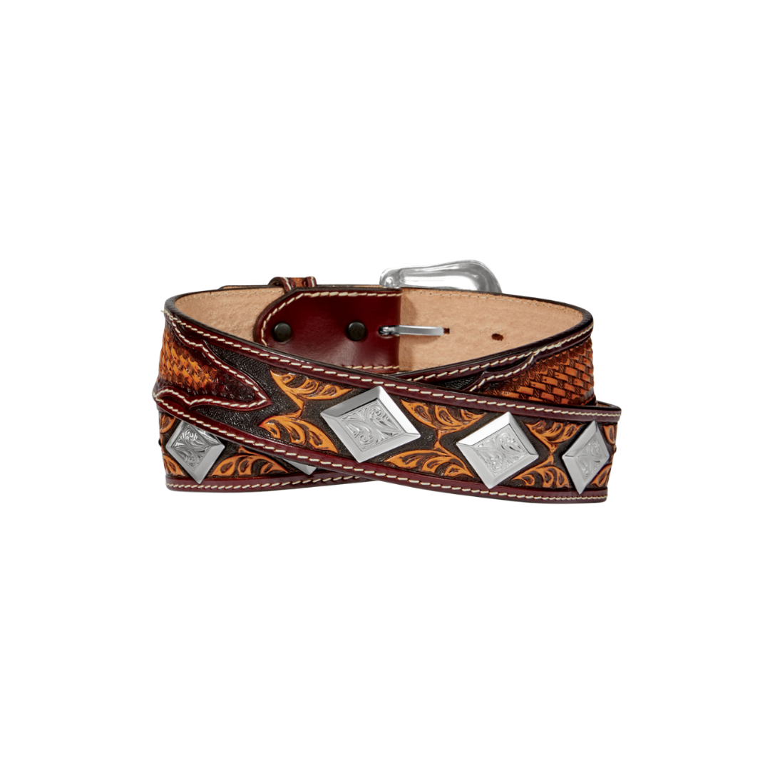 Tony Lama Men's Buscadero Brown Belt
