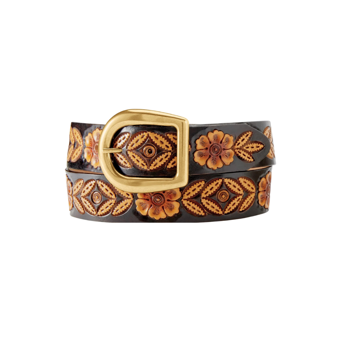 Tony Lama Women's Sienna Rae Brown Belt