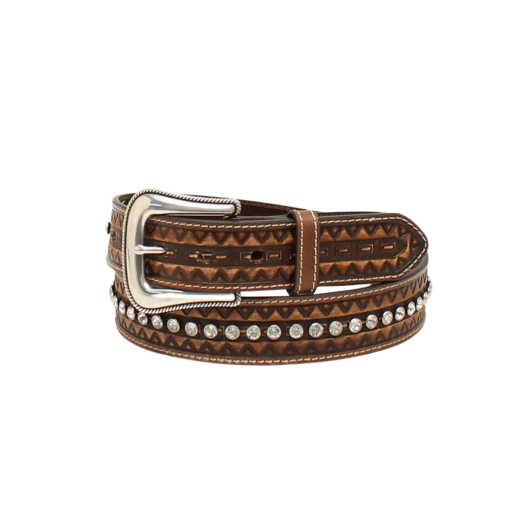 Ariat Women's Zig Zag Brown Belt