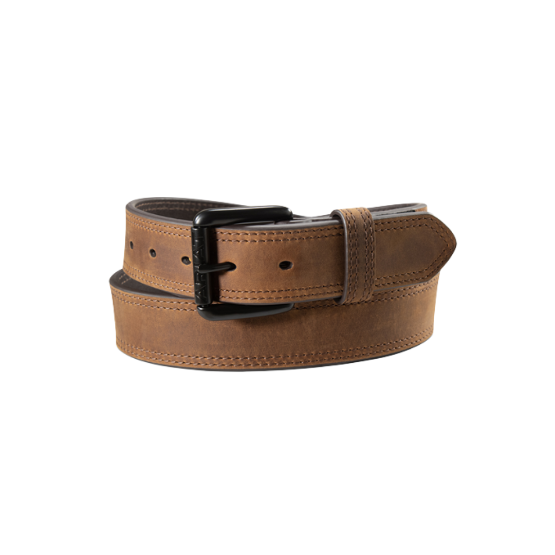 Ariat Men's Silicone Tab Brown Belt