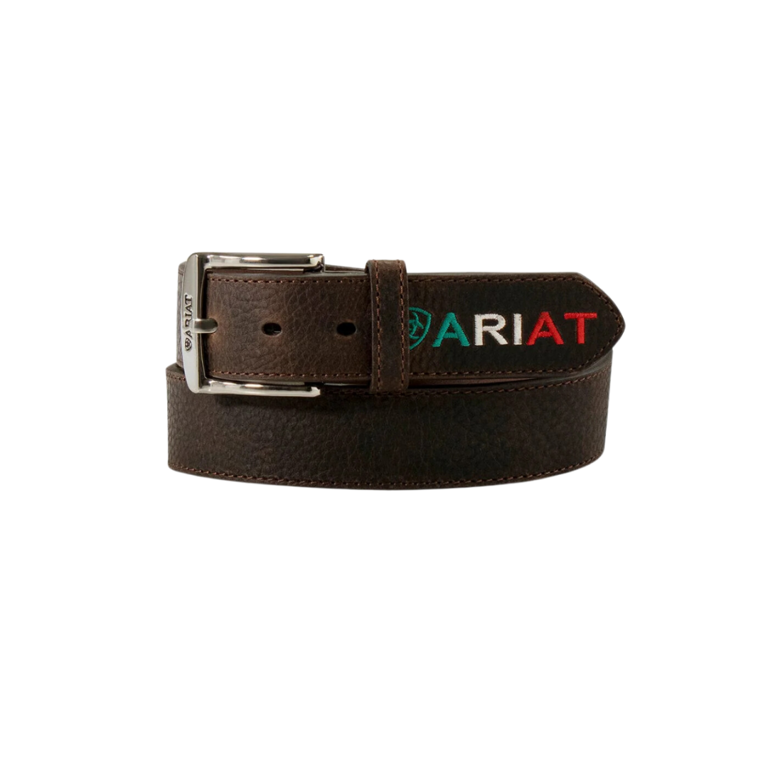 Ariat Men's Mexico Embossed Brown Belt