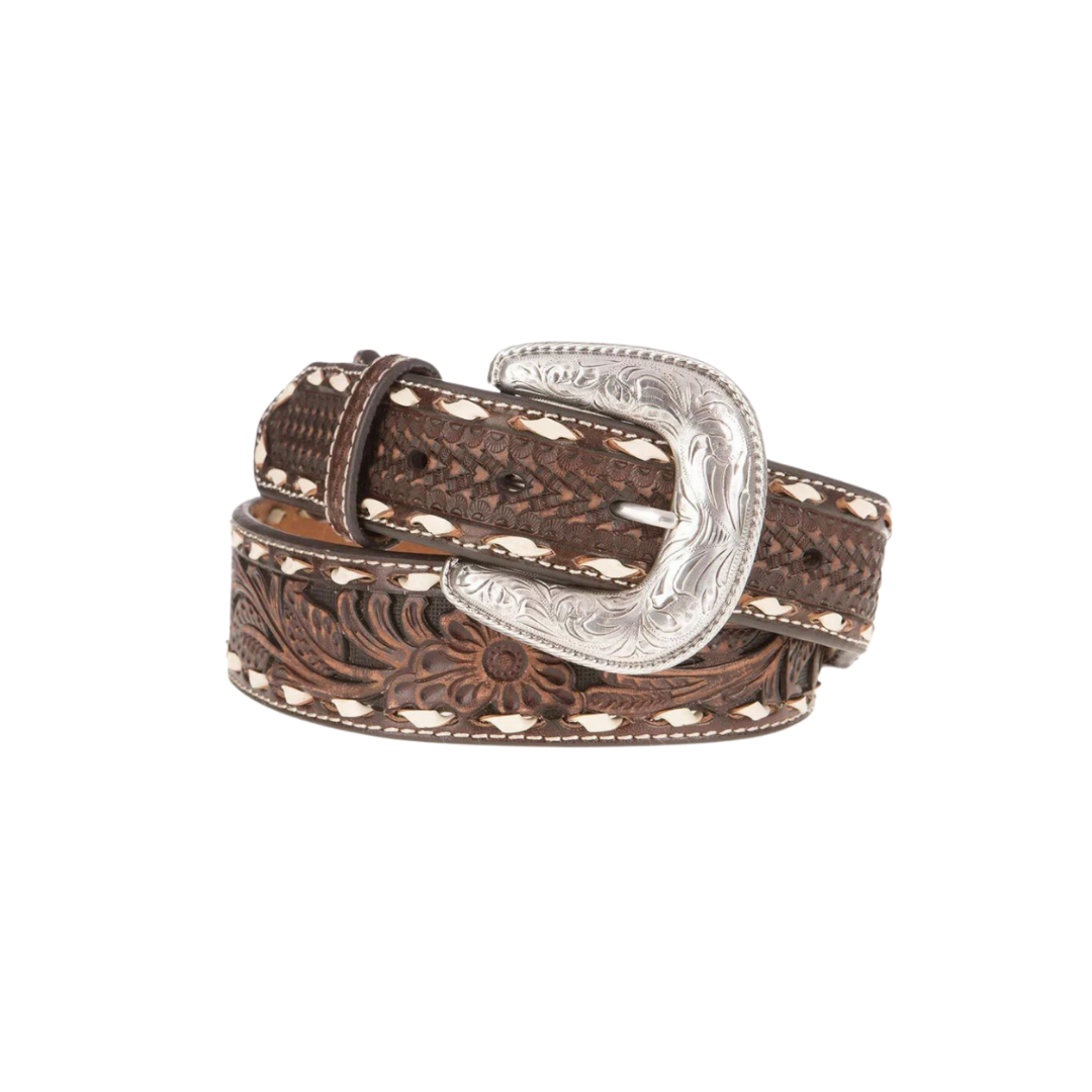 Ariat Men's Floral Brown Belt