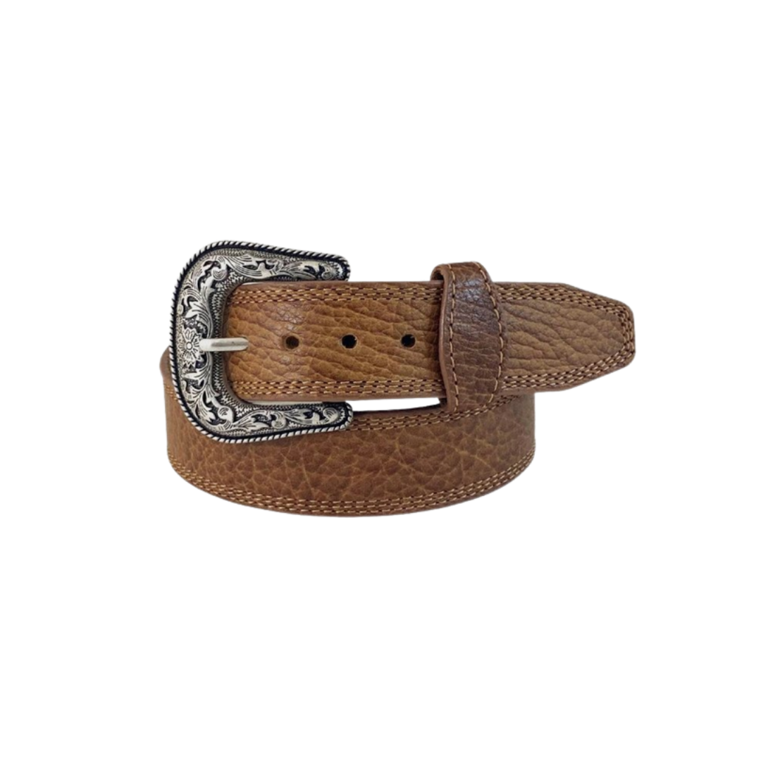 Gem Dandy Men's Honey American Bison Brown Belt