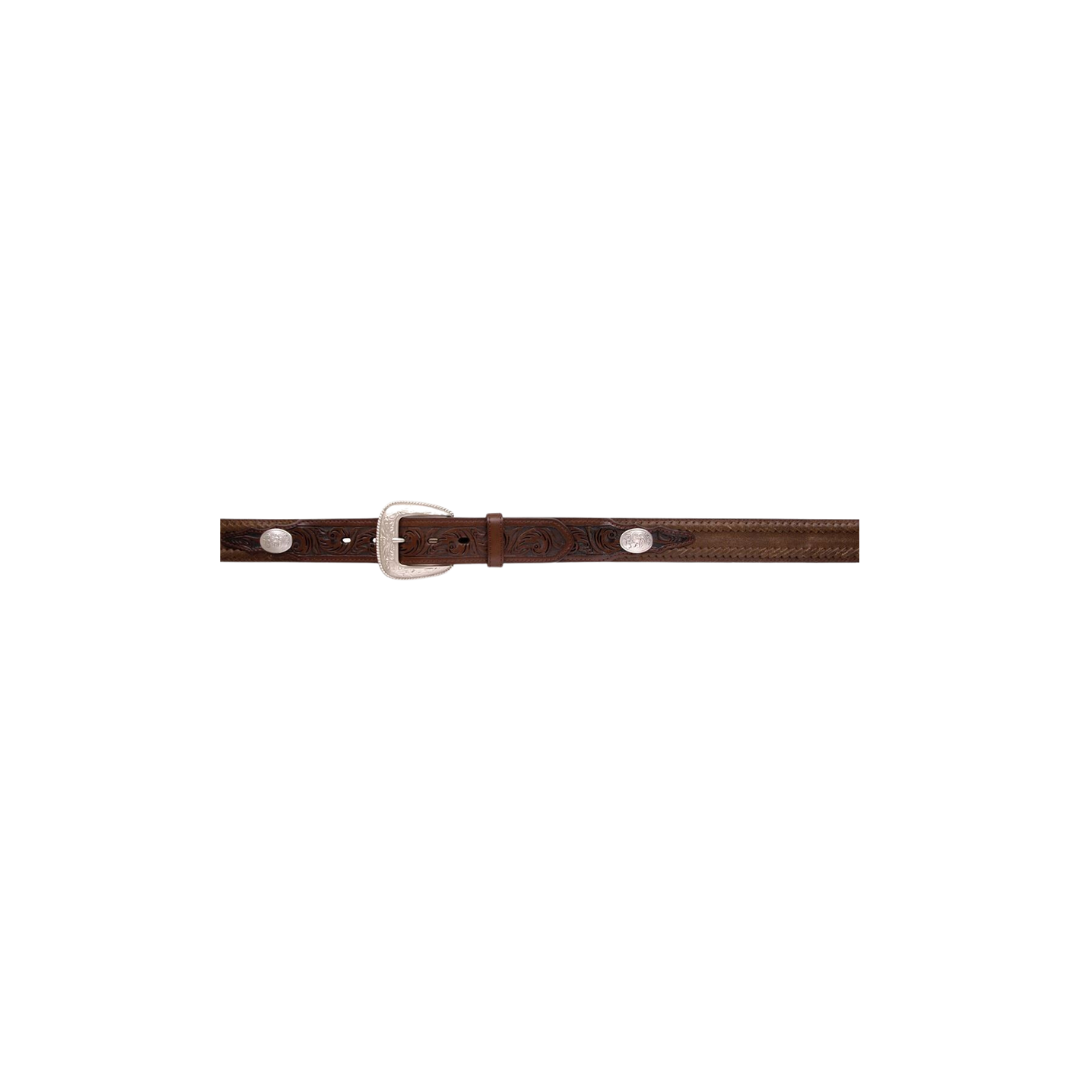 3D Men's Western Fashion Dark Brown Belt