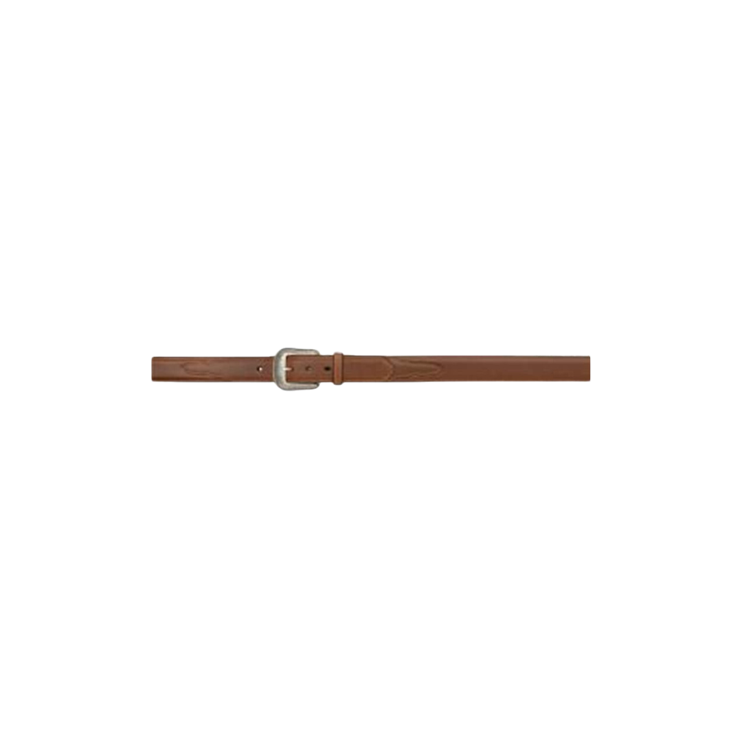 3D Men's Waxy Leather Cognac Belt