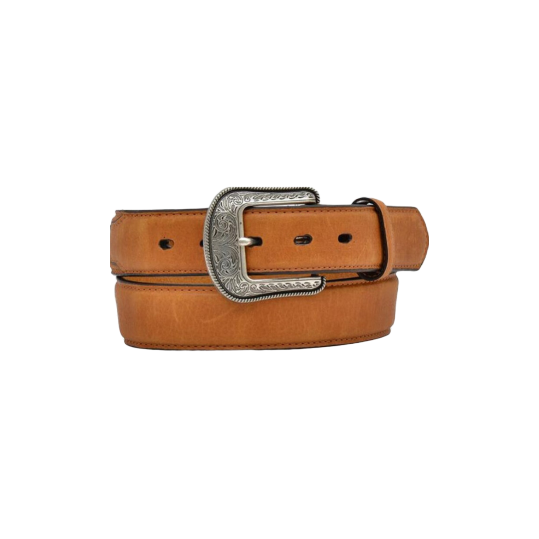 3D Men's Elva Barracuda Overlay Brown Belt