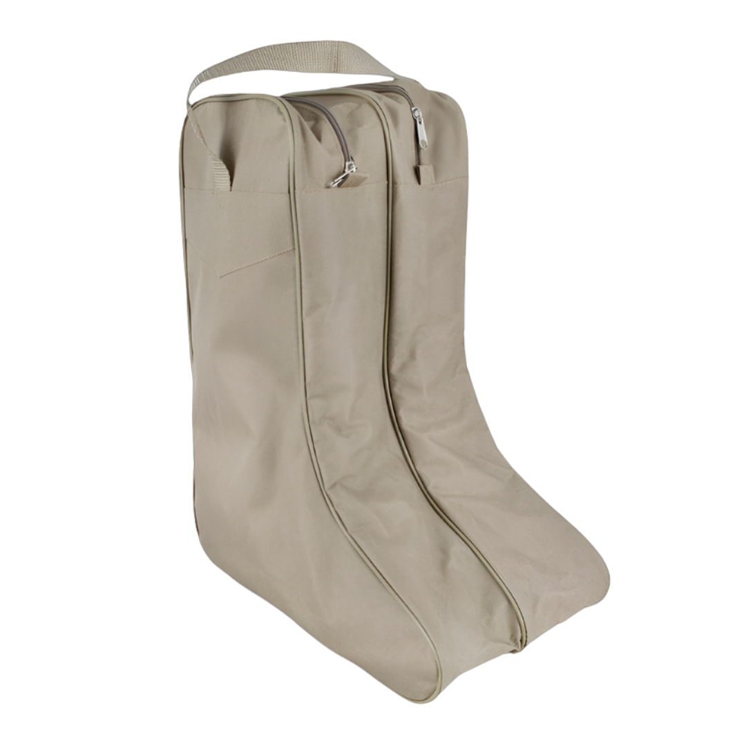 M&F Unisex Nylon Tan Boot Bag