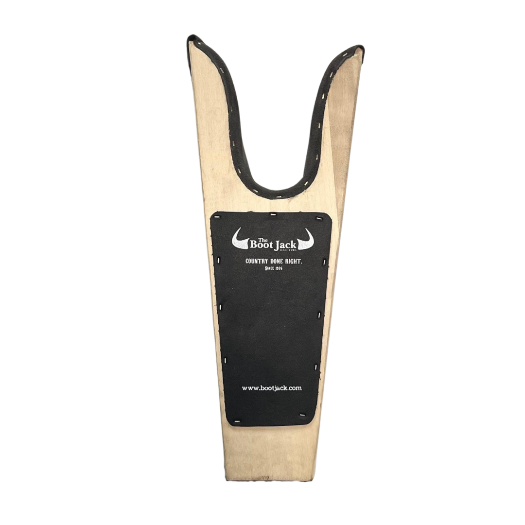M&F Unisex Stained Logo Light Brown Boot Jack
