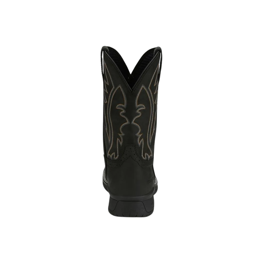Justin Men's Waterproof Nano Commander Work Black Boots