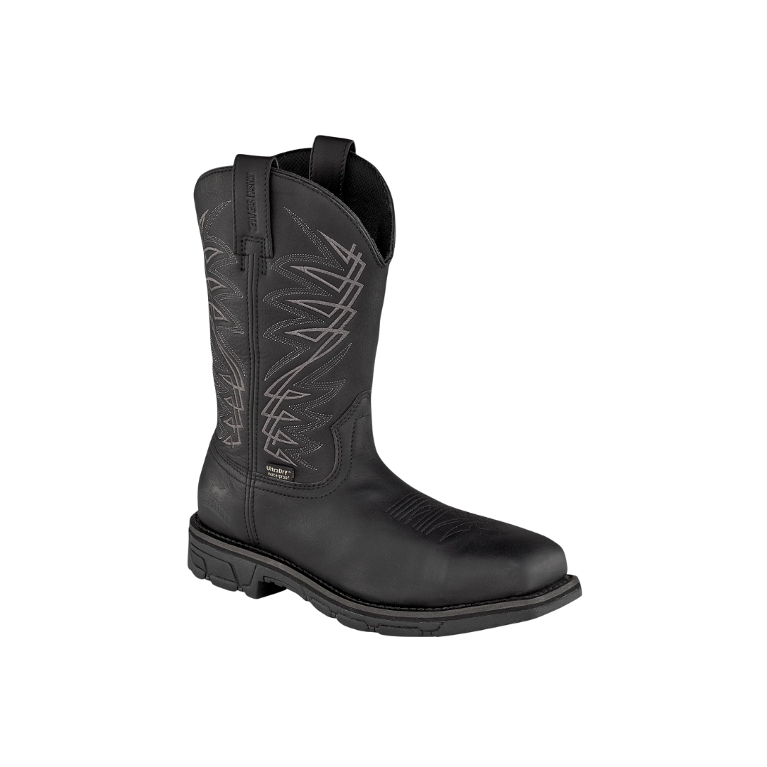Irish Setter men's Marshall Steel Toe Work Black Boots