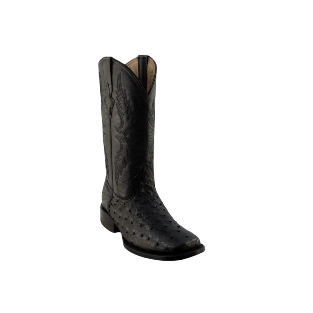 International M Men's Pecos Bill Teju Lizard Black Boots