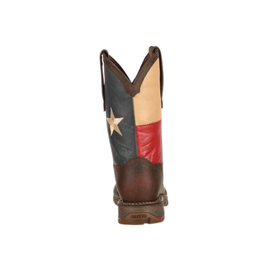 Durango Men's Rebel Steel Toe Texas Flag Boots
