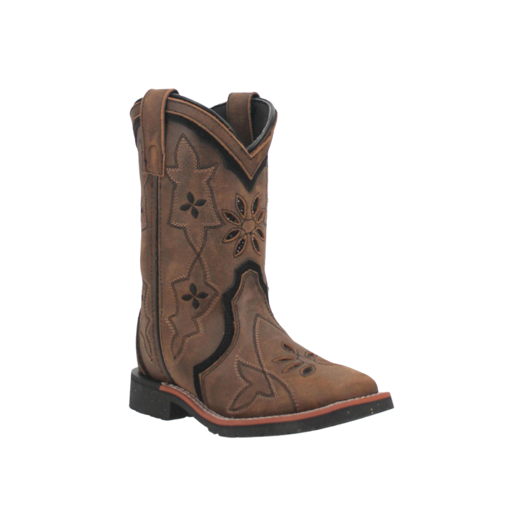Dan Post Toddler Girl's Honey Posy Brown Boots