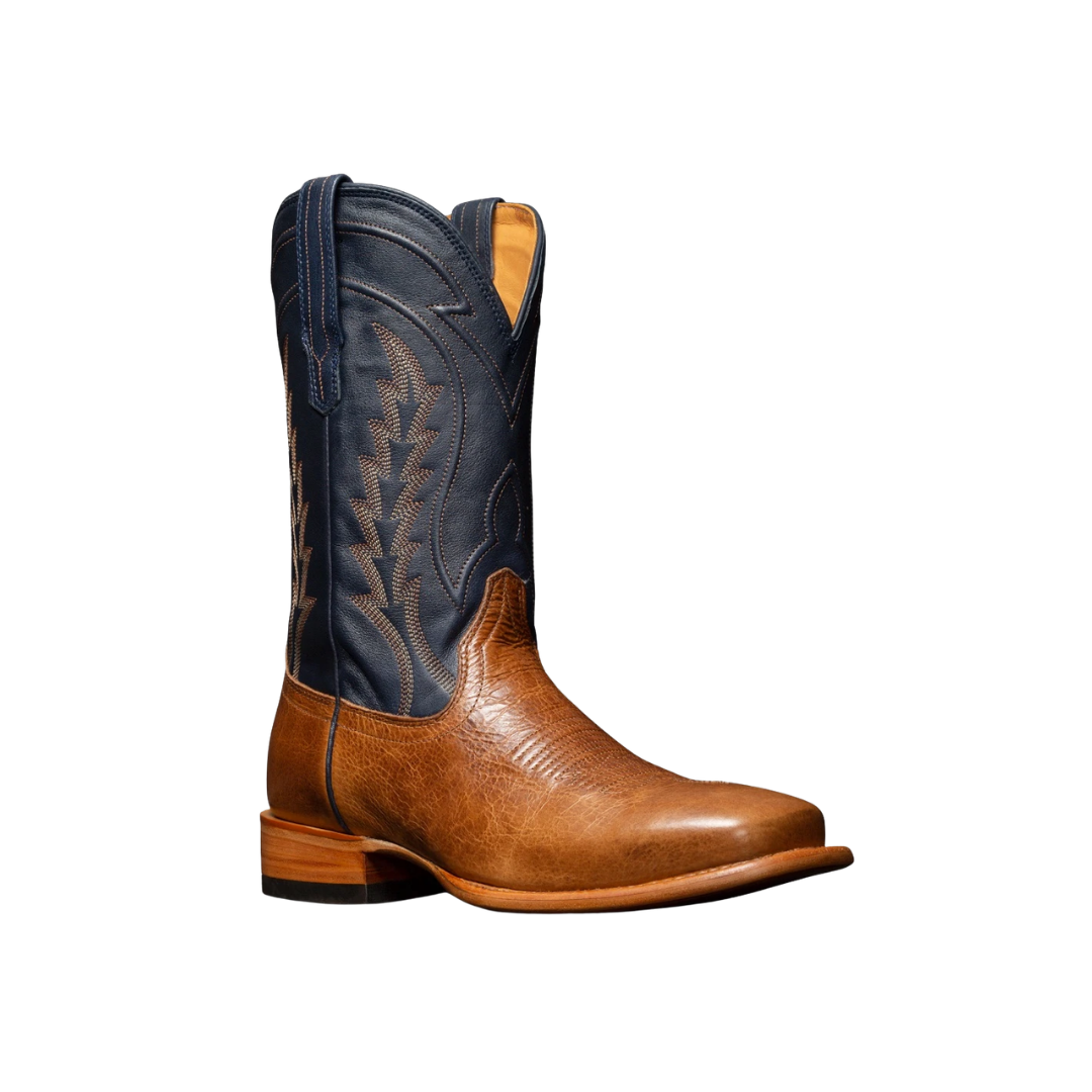Tecovas Men's The Doc Tan Bison Light Brown Boots