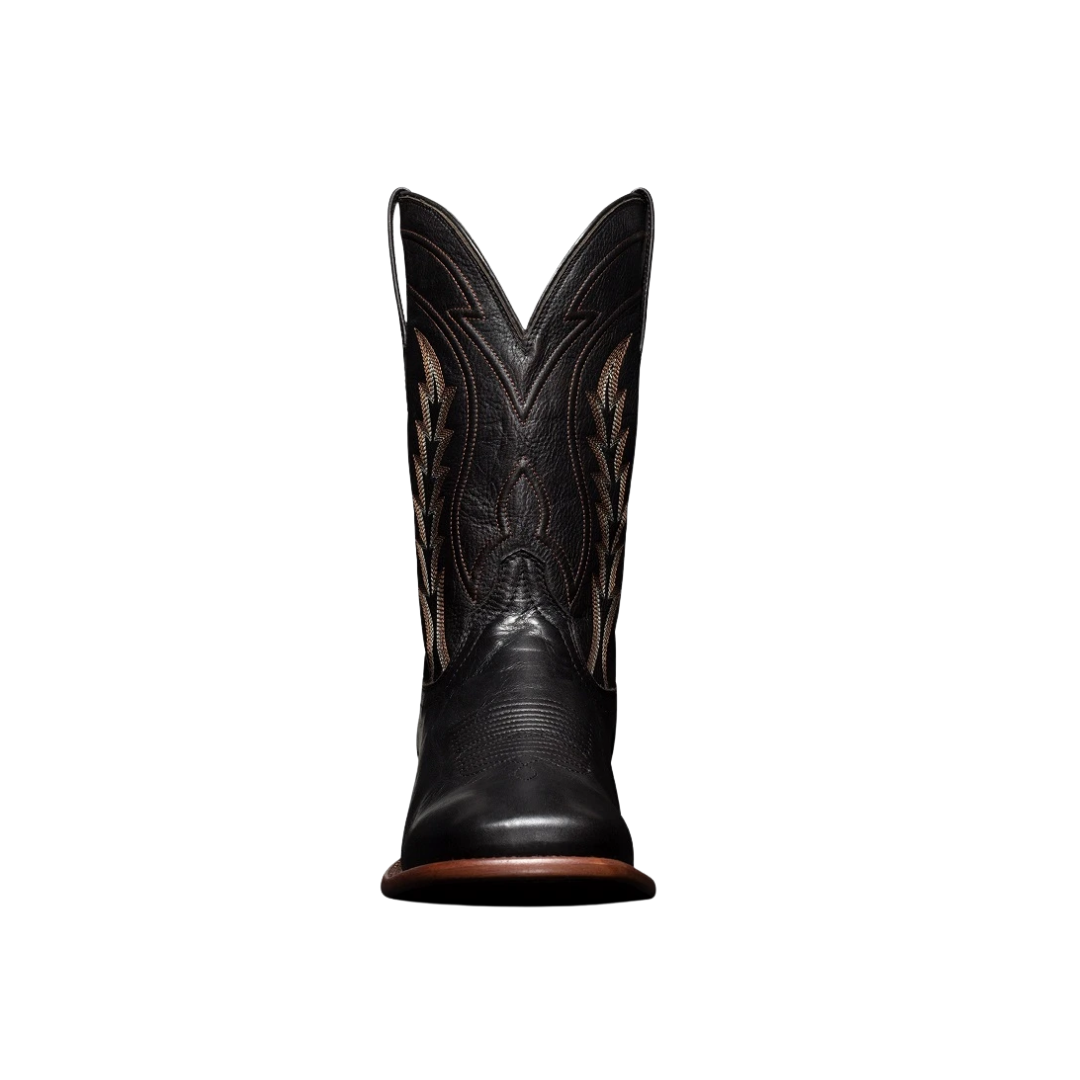 Tecovas Men's The Doc Midnight Cowhide Black Boots