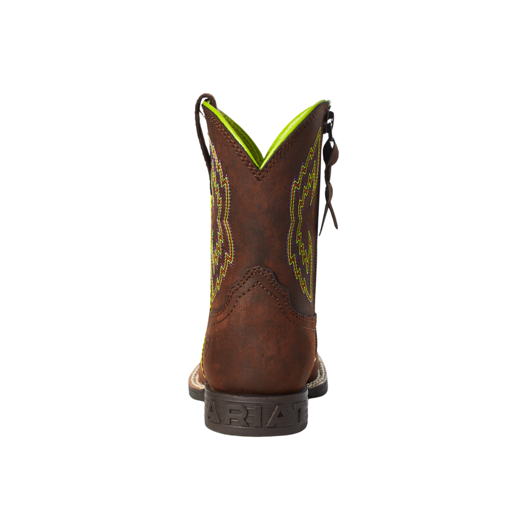 Ariat Toddler Boy's Dash Carafe Cowboy Brown Boots