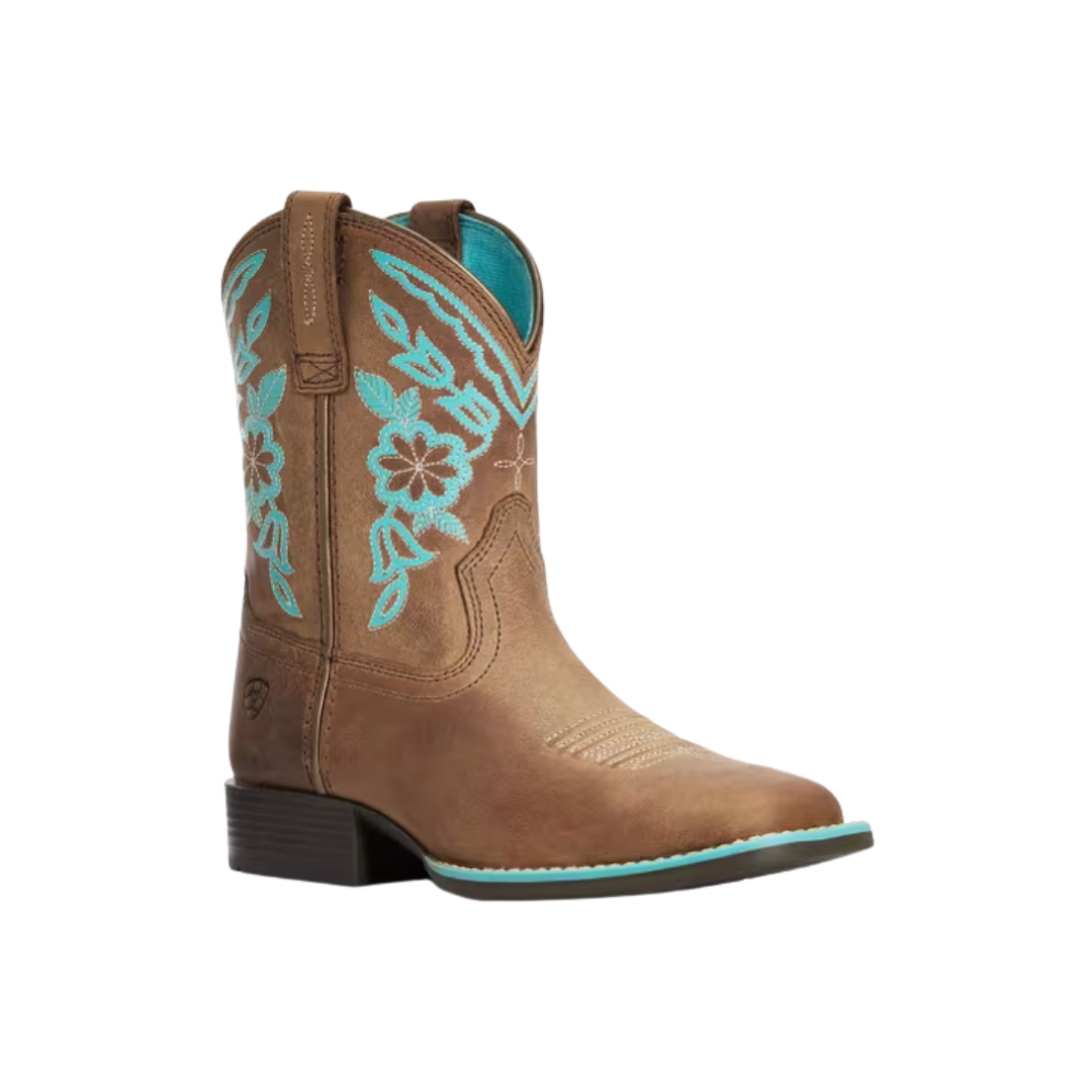 Ariat Youth Girl's Cattle Cate Distressed Brown Boots
